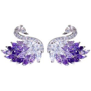 Swan Earrings